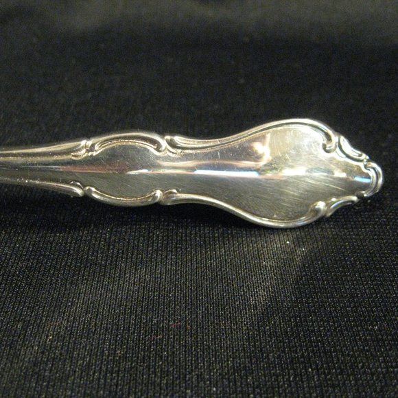 INT'L. SILVERPLATE CHRISTMAS GREETINGS PIE SERVER - Picture 2 of 3